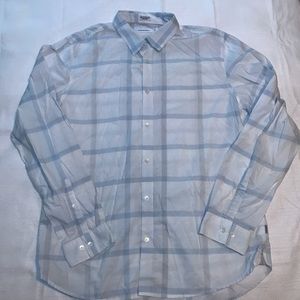 Calvin Klein Mens Long sleeve Button up Shirt
